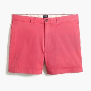 5" Varick flex khaki short Dusty Red